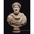 2018 high quality stone caring and sculptures bust marcus aurelius